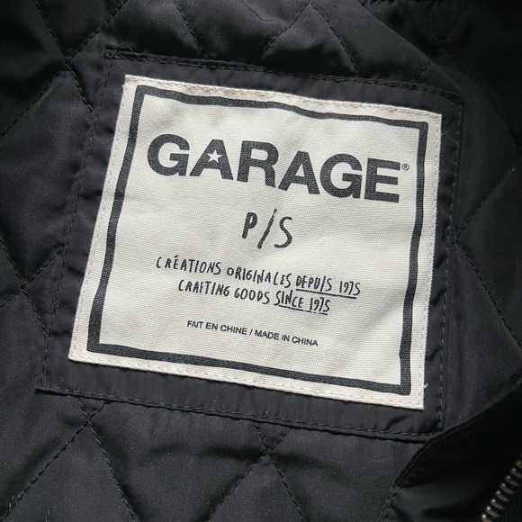 Black bomber baseball padded jacket women’s S - Picture 4 of 4